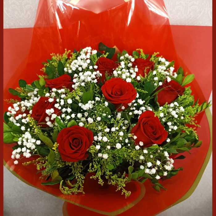 Buquê de rosas naturais